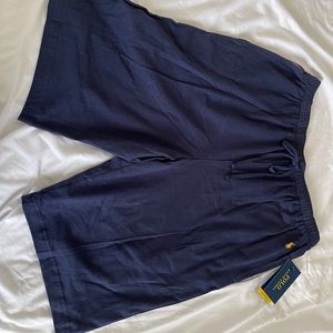 Polo Ralph Lauren 100% Cotton Relaxed Fit Sleepwear Shorts Navy Men Med Pockets
